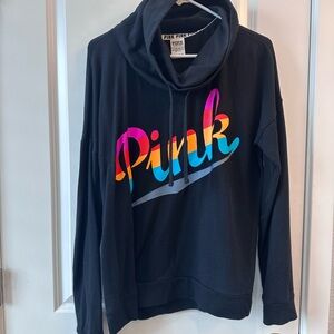 PINK Victoria's Secret Black Cowl Neck